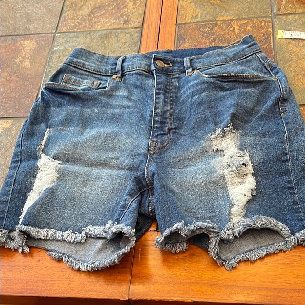 Denim Distressed Women's Shorts